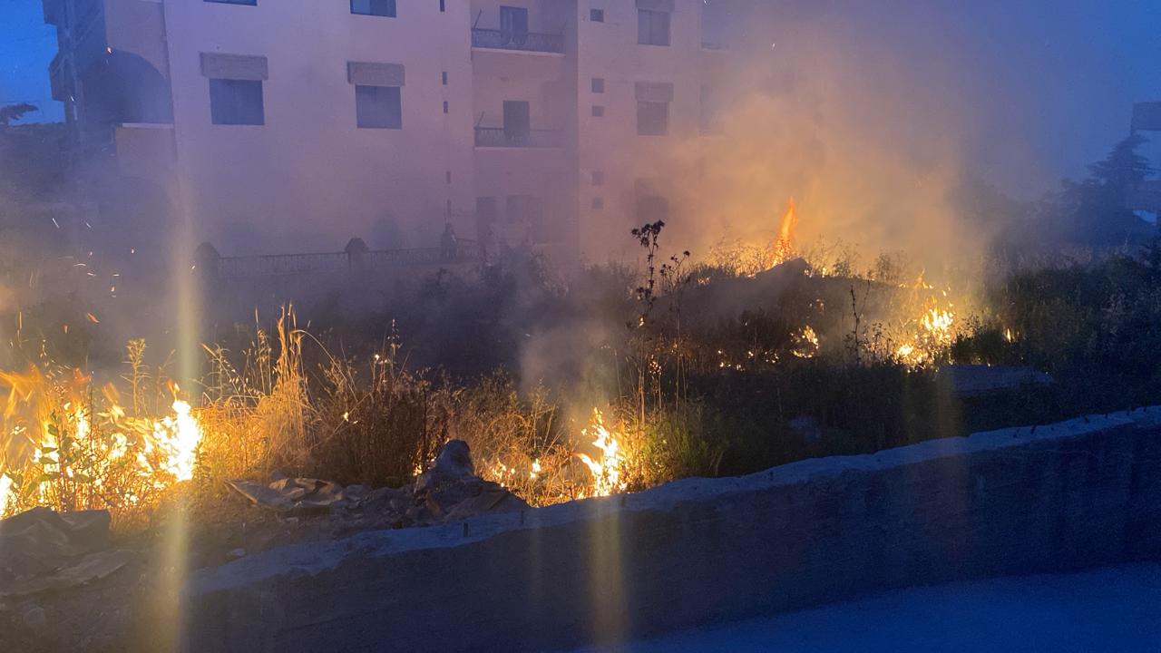 اندلاع النيران في بقاعصفرين في الضنية